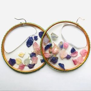 Petal Confetti Party Hoops
